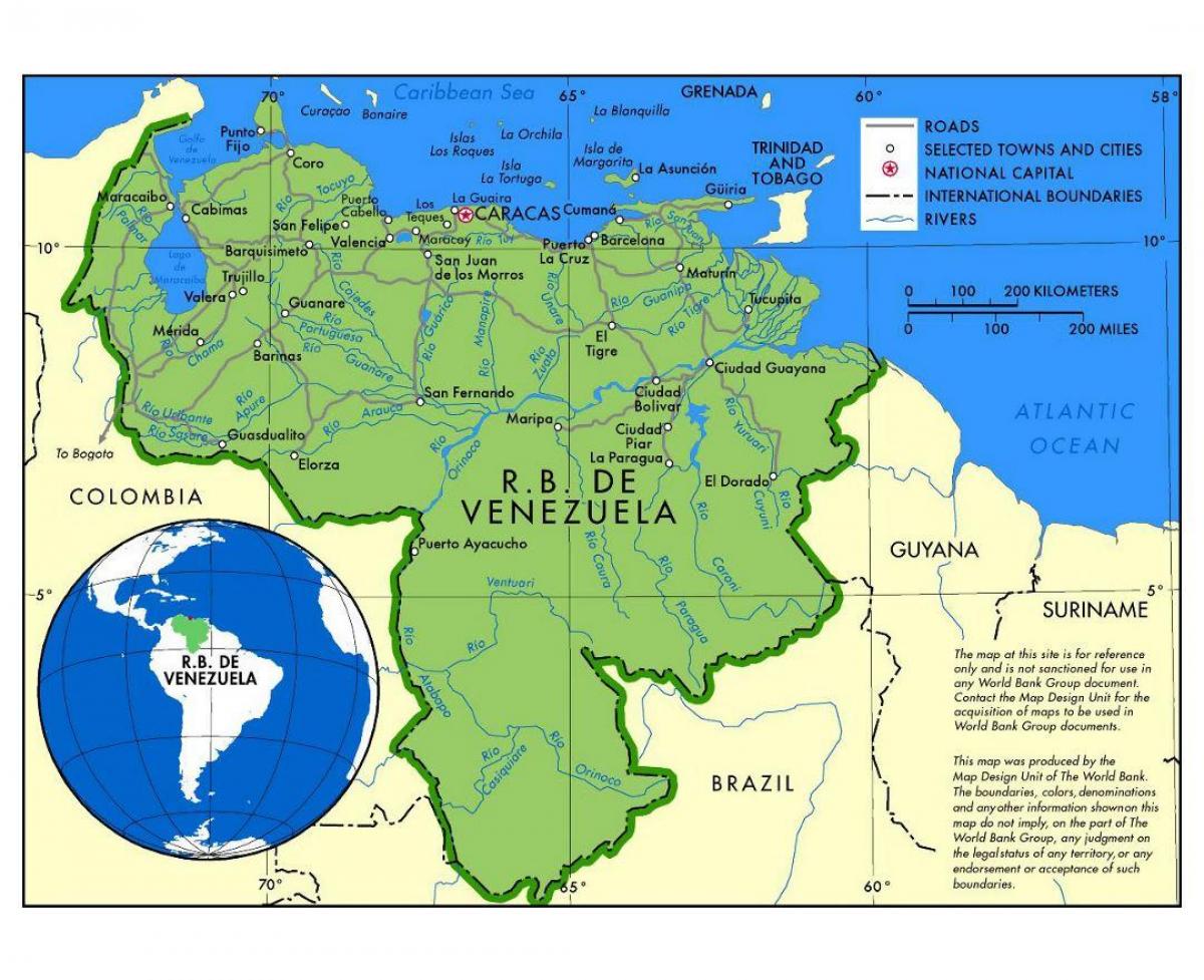 mapa mapu de venecueli