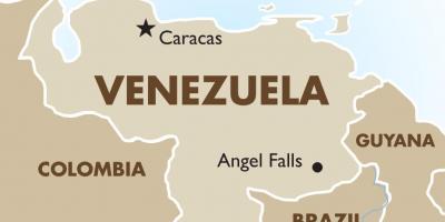 Venezuela mapa kapitala