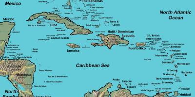 Ostrva venecueli mapu
