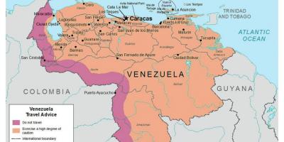 Venecuele u mapu